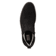 
Mitternachtsschwarze Rieker Herren Kurzstiefel 15353-00 mit einer robusten Profilsohle. Schuh von oben
