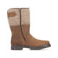 Braune Rieker Herren Kurzstiefel 39892-25 aus Rauleder. Schuh Innenseite.