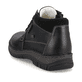 
Graphitschwarze Rieker Herren Schnürschuhe 05102-00 mit einer leichten Sohle. Schuh von hinten