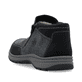 
Asphaltgraue Rieker Herren Slipper 03352-45 mit einer schockabsorbierenden Sohle. Schuh von hinten
