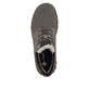 Dunkelgraue Rieker Damen Schnürstiefel Z7218-45 aus Rauleder. Schuh von oben.