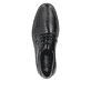 Chaussures à lacets Rieker noires pour hommes 13900-00. Chaussure vue de dessus.