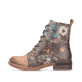 Mehrfarbige Rieker Damen Schnürstiefel 94611-90 mit einem Reißverschluss. Schuh Außenseite.