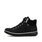 Schwarze Rieker Damen Schnürstiefel Z4263-00 mit wasserabweisender TEX-Membran. Schuh Außenseite.