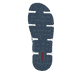 Blaue Rieker Damen Schnürschuhe 42408-14 mit der Extraweite H. Schuh Laufsohle.