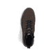 Schwarz-dunkelbraune Rieker Herren Schnürstiefel B9310-24 aus Rauleder. Schuh von oben.