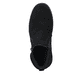 Schwarze Rieker Herren Kurzstiefel 31051-00 mit wasserabweisender TEX-Membran. Schuh von oben.