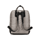 Rieker Damen Rucksack H1530-62 in Sandbeige-Schwarz aus Kunstleder mit Reißverschluss. Rucksack Rückseite.