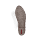 Beige Rieker Ballerinas 51985-64 mit Strasssteinen sowie extra weicher Decksohle. Schuh Laufsohle.