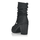 
Tiefschwarze Rieker Damen Stiefeletten Y2591-01 mit Reißverschluss sowie Blockabsatz. Schuh von hinten