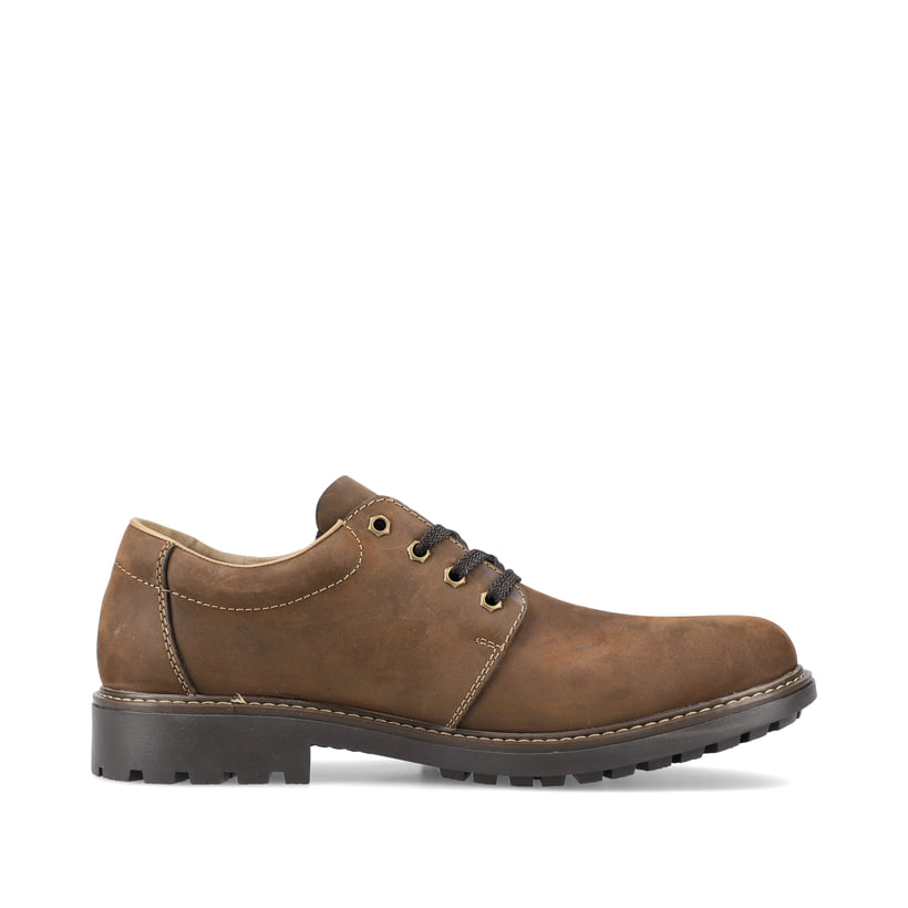 Rieker Herren Bequemschuhe B4610, Männer Schnürschuhe, wasserabweisend