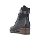 Graublaue Rieker Damen Chelsea Boots X9352-14 mit einer robusten Profilsohle. Schuh Innenseite