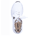 Weiße Rieker Damen Sneaker Low M4903-80 mit einer Schnürung sowie Extraweite H. Schuh von oben.