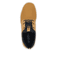 Gelbe Rieker Herren Slipper B7371-68 mit einem Gummizug sowie Komfortweite G 1/2. Schuh von oben.