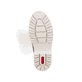 Vegane, khaki-beige Rieker Damen Schnürstiefel Y6214-54 mit Teddyfell-Details. Schuh Laufsohle.