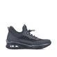 Weiße Rieker Damen Sneaker Low M5520-91 mit einer strapazierfähigen Sohle. Schuh Außenseite gespiegelt.
