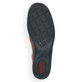 Braune Rieker Damen Kurzstiefel 58386-22 aus Glattleder mit einem Reißverschluss. Schuh Laufsohle.