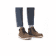 Braune Rieker Herren Schnürstiefel 30018-25 mit wasserabweisender TEX-Membran. Schuh am Fuß.