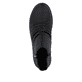 Schwarze Rieker Damen Kurzstiefel Z0056-00 aus Glattleder. Schuh von oben.