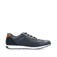 Blaue Rieker Herren Schnürschuhe 11927-14 mit einem Reißverschluss. Schuh Innenseite.