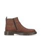 Nougatbraune Rieker Herren Chelsea Boots 31650-23 mit einer robusten Profilsohle. Schuh Innenseite