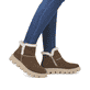 Rosane Rieker Damen Pantoletten W1652-31 mit flexibler und ultra leichter Sohle. Schuh Außenseite gespiegelt.