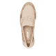 Mehrfarbige Rieker Damen Loafer 45562-90 mit einem Gummizug. Schuh von oben.