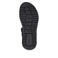 Schwarze Rieker Damen Trekkingsandalen 64052-00 mit einem Klettverschluss. Schuh Laufsohle.