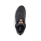 Schwarze Rieker Herren Sneaker High B6740-00 mit wasserabweisender TEX-Membran. Schuh Außenseite gespiegelt.