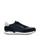 Blaue Rieker Herren Sneaker Low U0302-15 mit Schnürung sowie Komfortweite G 1/2. Schuh Innenseite.