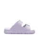 Fliederfarbene Rieker Damen Pantoletten P2180-30 mit einer Schnalle. Schuh Innenseite.