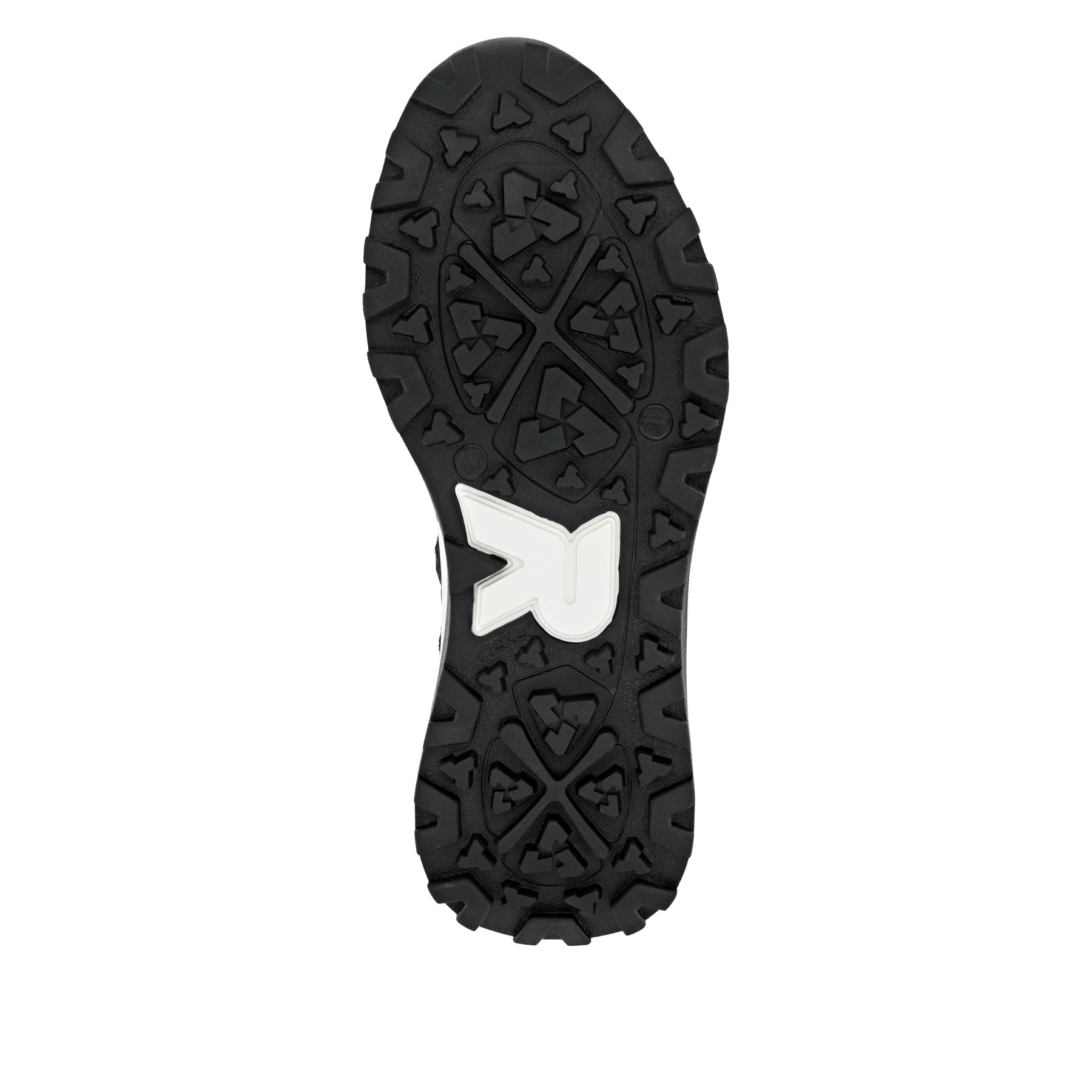 Bottes à lacets Rieker jaunes pour homme U1370-68 avec membrane RiekerTEX. Semelle extérieure de la chaussure.
