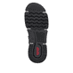 Schwarze Rieker Damen Schnürstiefel 45912-00 mit markanter Anflechter-Naht. Schuh Laufsohle.
