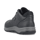 Schwarze Rieker Herren Schnürschuhe 03632-00 mit wasserabweisender TEX-Membran. Schuh von hinten.