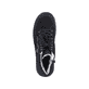 
Tiefschwarze Rieker Damen Schnürschuhe L7701-00 mit Schnürung und Reißverschluss. Schuh von oben
