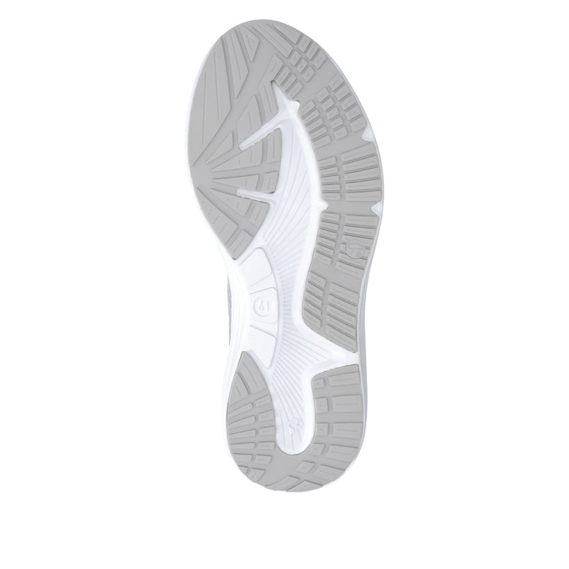 Graue Rieker Herren Sneaker Low U4101-40 mit Schnürung sowie flexibler Sohle. Schuh Laufsohle.