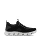Schwarze Rieker Herren Sneaker Low 04352-00 mit einem Gummizug. Schuh Innenseite.