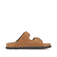 Braune Rieker Herren Pantoletten 21190-26 mit einem Schnallen sowie Extraweite H. Schuh Innenseite.