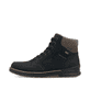 Blaue Rieker Herren Schnürstiefel 32344-14 mit wasserabweisender TEX-Membran. Schuh Außenseite.