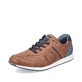 Braune Rieker Herren Schnürschuhe 11928-25 mit der Komfortweite G 1/2. Schuh seitlich schräg.