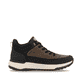 Braune Rieker Herren Schnürstiefel U0173-22 mit wasserabweisender TEX-Membran. Schuh Innenseite.