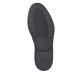 
Mitternachtsschwarze Rieker Herren Schnürschuhe 10304-00 mit einer Profilsohle. Schuh Laufsohle