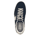 Blaue Rieker Sport Damen Sneaker Low W4000-15. Schuh von oben.