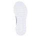 Blaue Rieker Damen Sneaker Low M6071-12 mit Gummizug sowie einer flexiblen Sohle. Schuh Laufsohle.