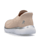 Rosane Rieker Damen Slipper M5072-31 mit einem Gummizug sowie flexibler Sohle. Schuh von hinten.
