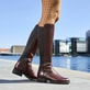 Braune Rieker Damen Hochschaftstiefel Z9591-27 getragen