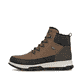 
Karamellbraune Rieker Herren Schnürstiefel 35540-24 mit einer leichten Profilsohle. Schuh Außenseite