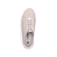 Rosane Rieker Damen Slipper M2356-31, Barfußschuhe mit einem Gummizug. Schuh von oben.