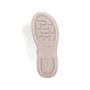 Beige Rieker Damen Riemchensandalen V3063-62 mit trendiger Schnalle. Schuh Laufsohle.