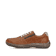 Braune Rieker Herren Schnürschuhe 03030-25 mit Reißverschluss sowie Extraweite H. Schuh Außenseite.